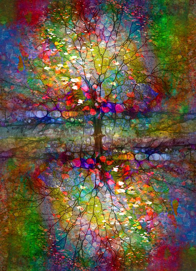 Trees Digital Art - The Souls of Leaves by Tara Turner