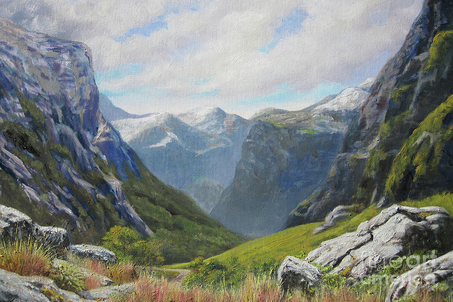 Mountain Painting - The Sound of Silence by Shirley Braithwaite Hunt