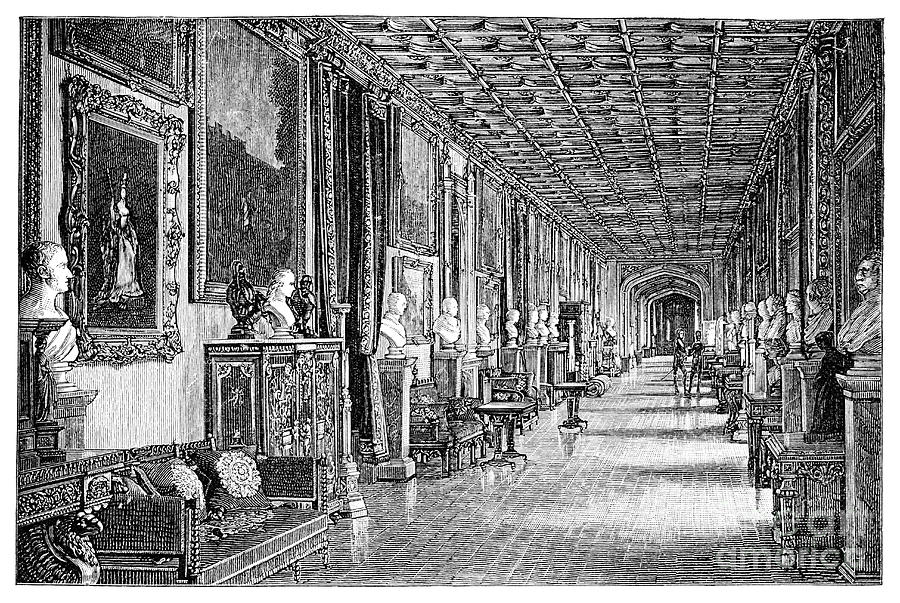 The South East Corridor, Windsor Drawing by Print Collector