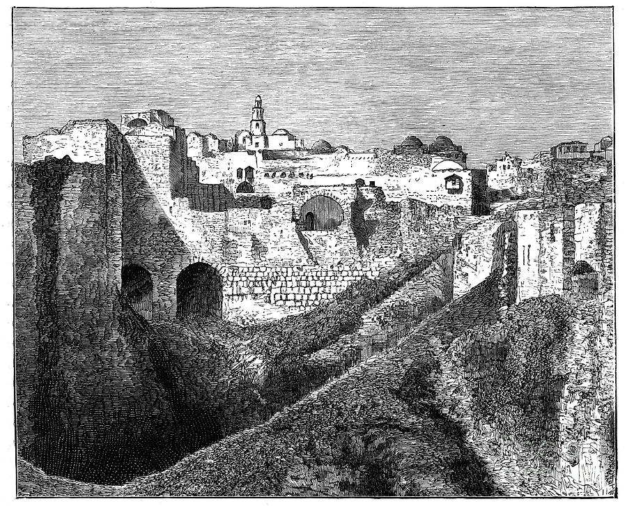 The Southern Ramparts Of Jerusalem Drawing by Print Collector