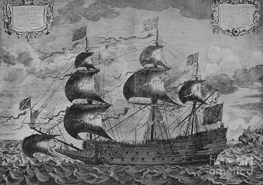 The Sovereign Of The Seas Drawing by Print Collector Fine Art America