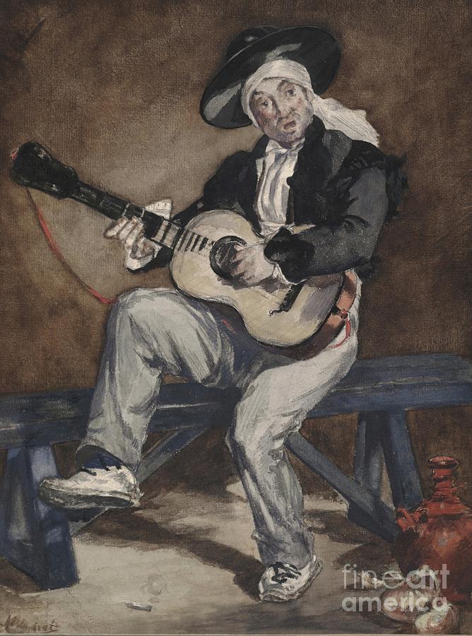 The Spanish Singer By Manet Painting by Edouard Manet