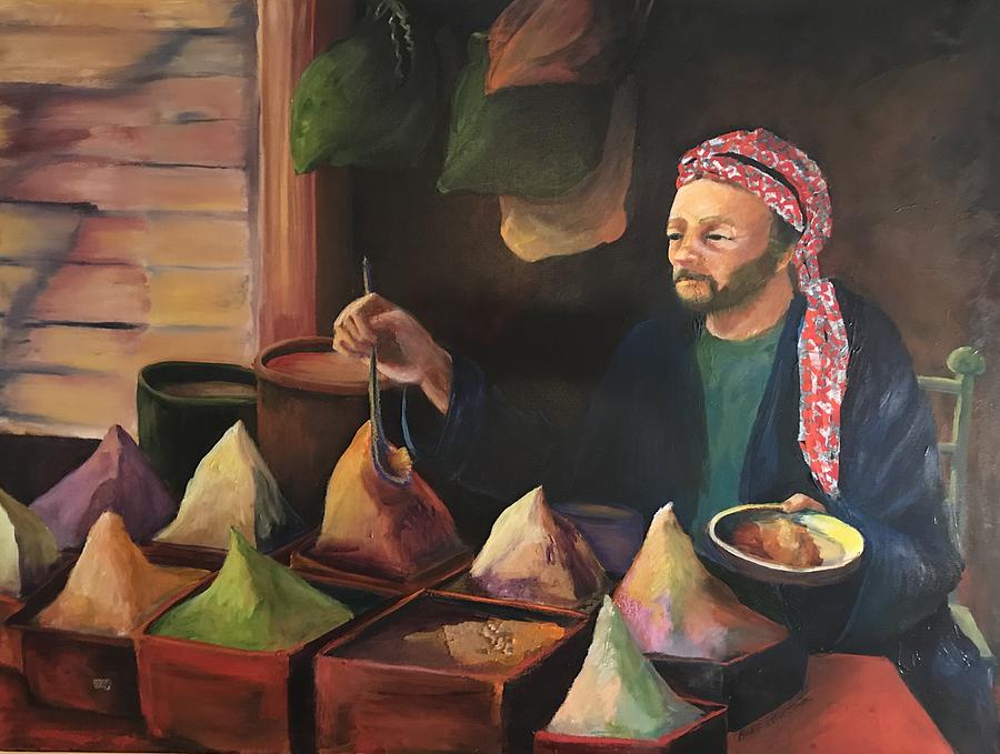The Spice Merchant Mixed Media by Buff Holtman