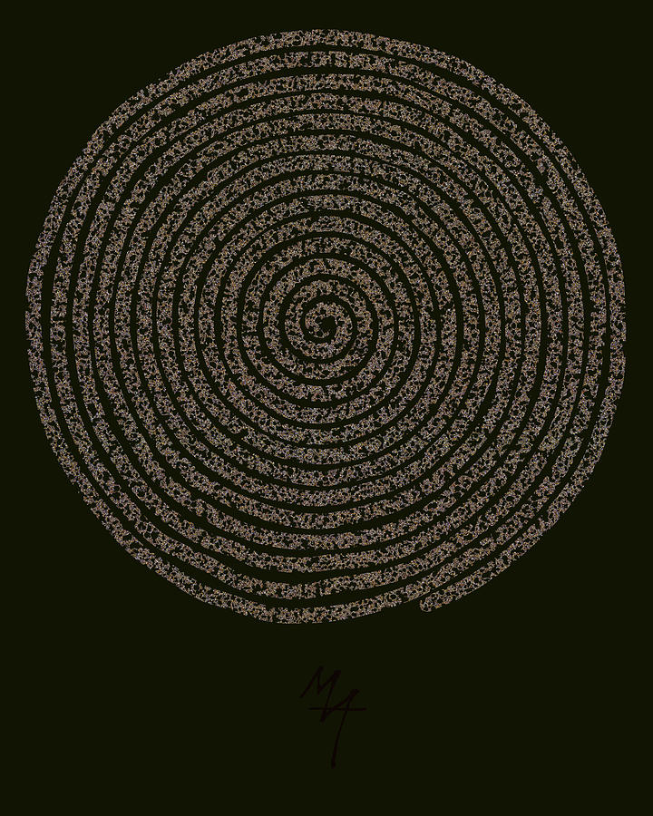 The Spiral Digital Art by Attila Meszlenyi