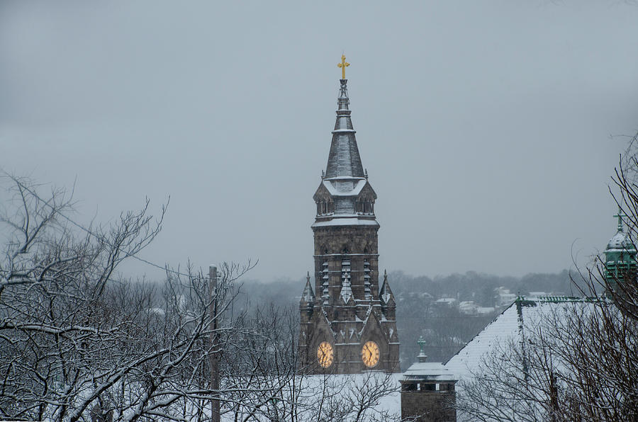 The Spire of St John the Baptist - Manayunk Photograph by Bill Cannon