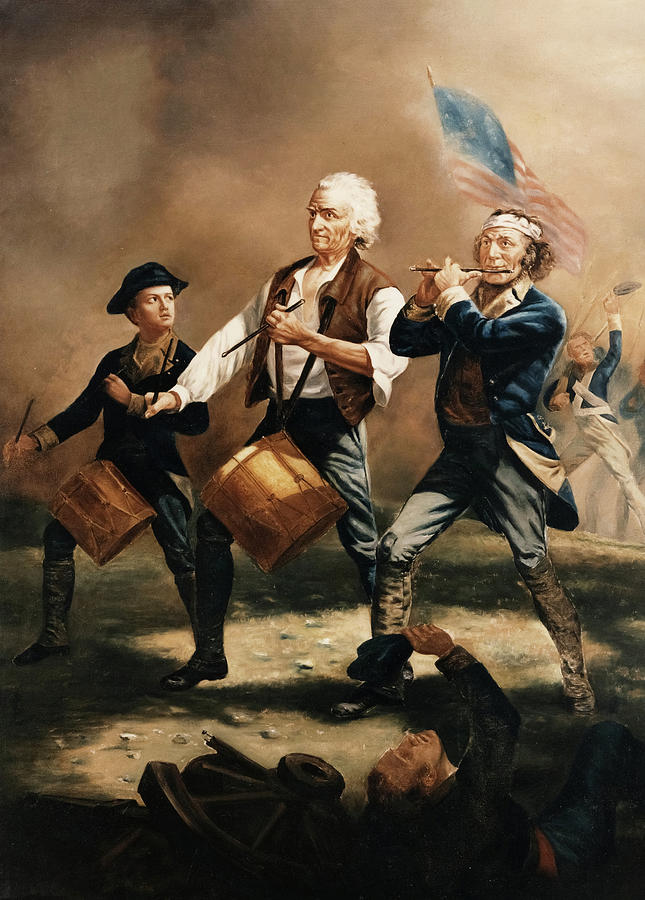 Musician Painting - The Spirit of 76, 1876 by Archibald Willard