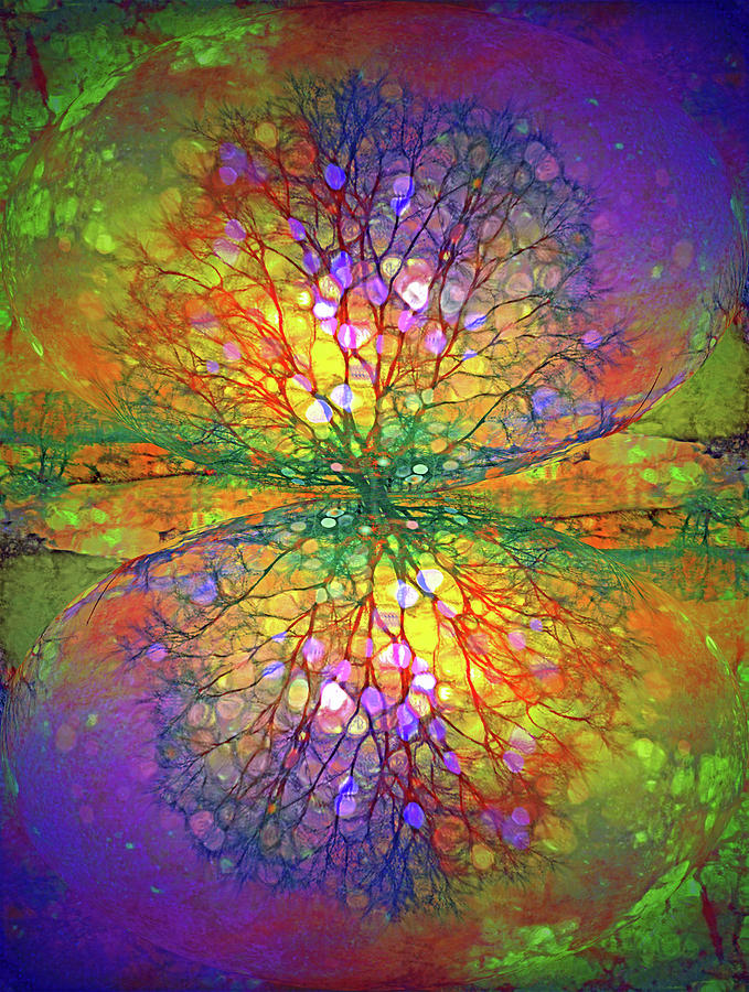 Tree Digital Art - The Splinters In Us That Sparkle by Tara Turner Tree Digital Art - The Splinters In Us That Sparkle by Tara Turner