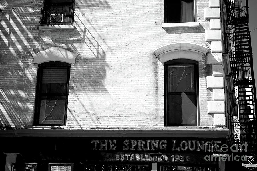 The Spring Lounge in New York City Photograph by John Rizzuto