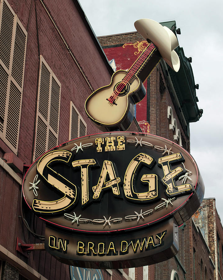 The Stage on Broadway, Nashville, Tennessee Painting by 