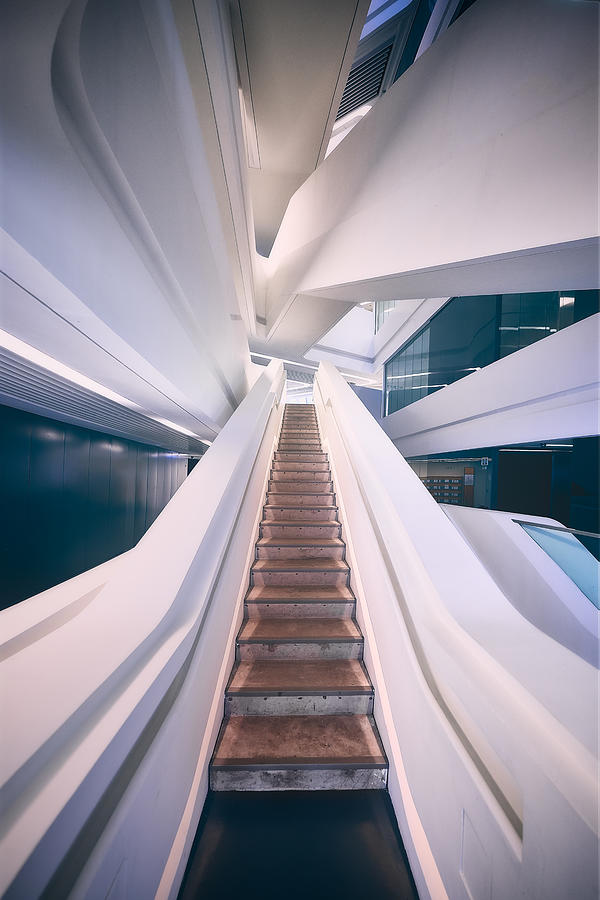 Architecture Photograph - The Stair by Javier De La Torre