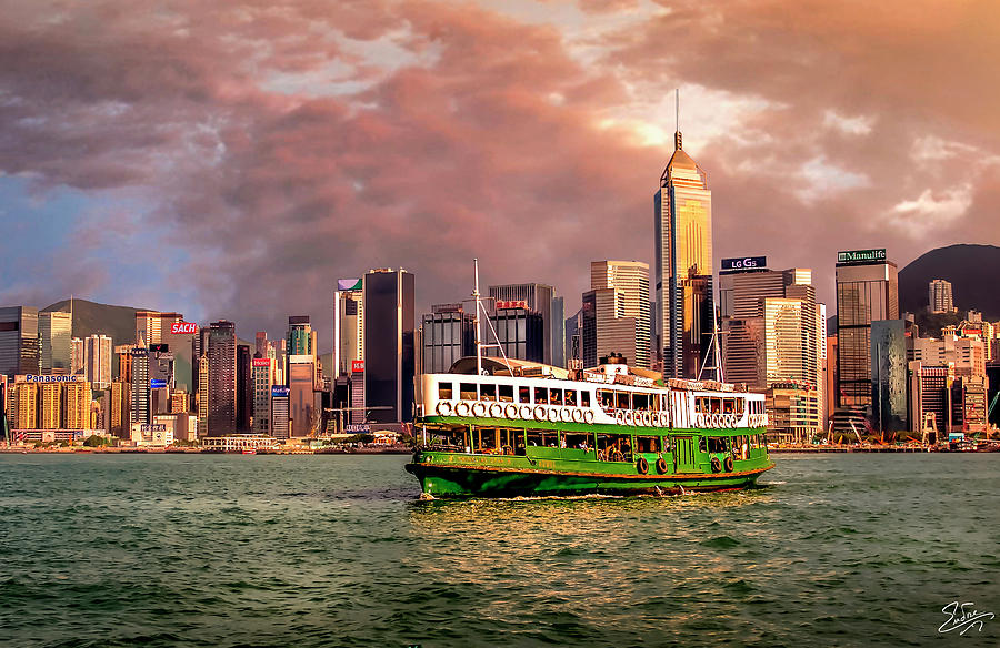 The Star Ferry Photograph by Endre Balogh