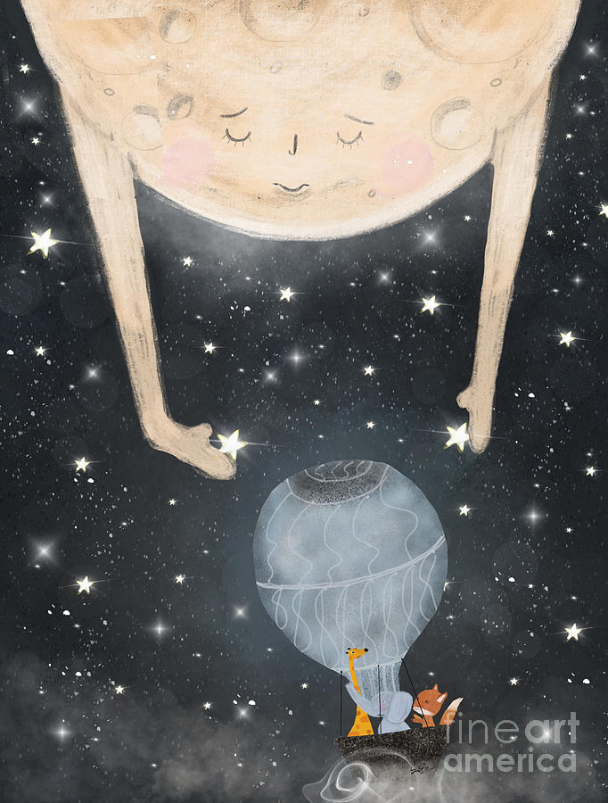 Space Painting - The Star Lullaby by Bri Buckley