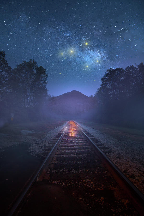 The Stars of Locust Ridge Photograph by Mark Andrew Thomas