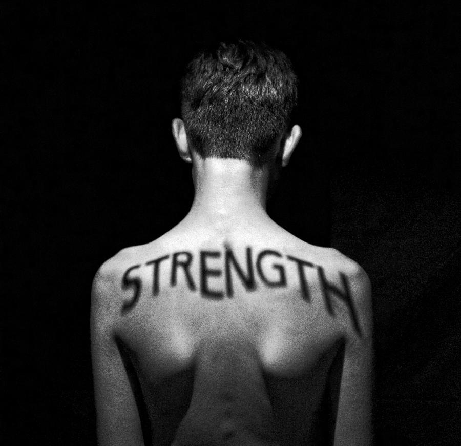 Black And White Photograph - The State Of Being Strong by Mike Melnotte