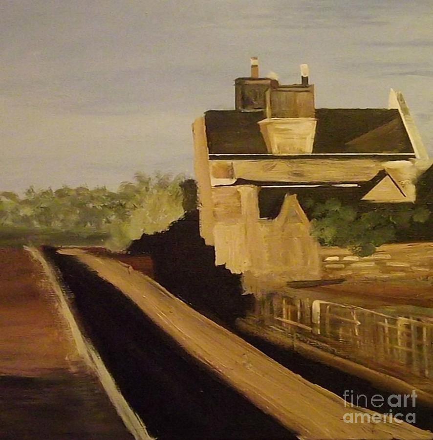 The Station At Dawn Painting by Denise Morgan
