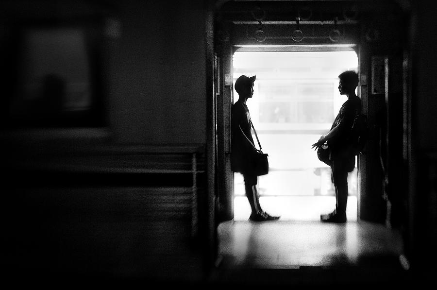 Jakarta Photograph - @the Station: Waiting For Departure by Sebastian Kisworo