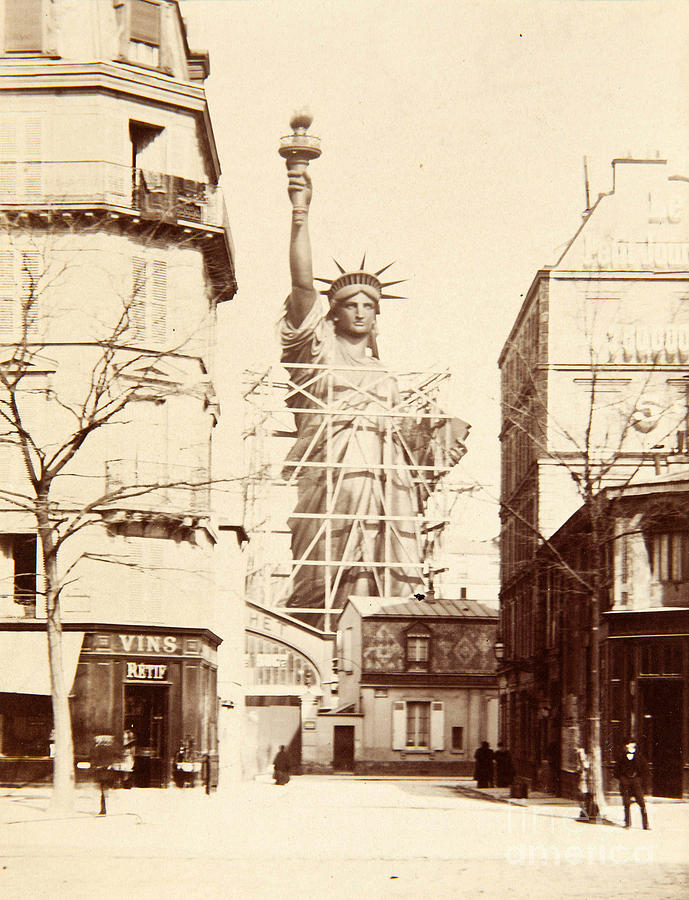 The Statue Of Liberty, Paris 1883 Photo Photograph by Albert Fernique