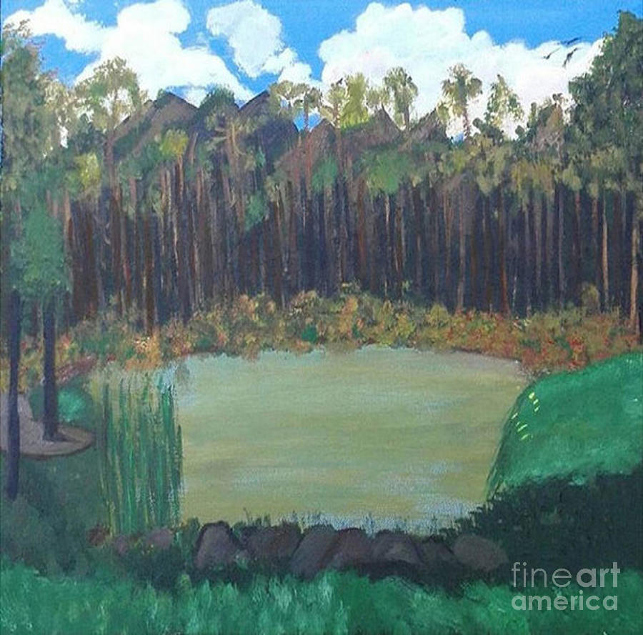 The Still Bayou Painting by Denise Morgan