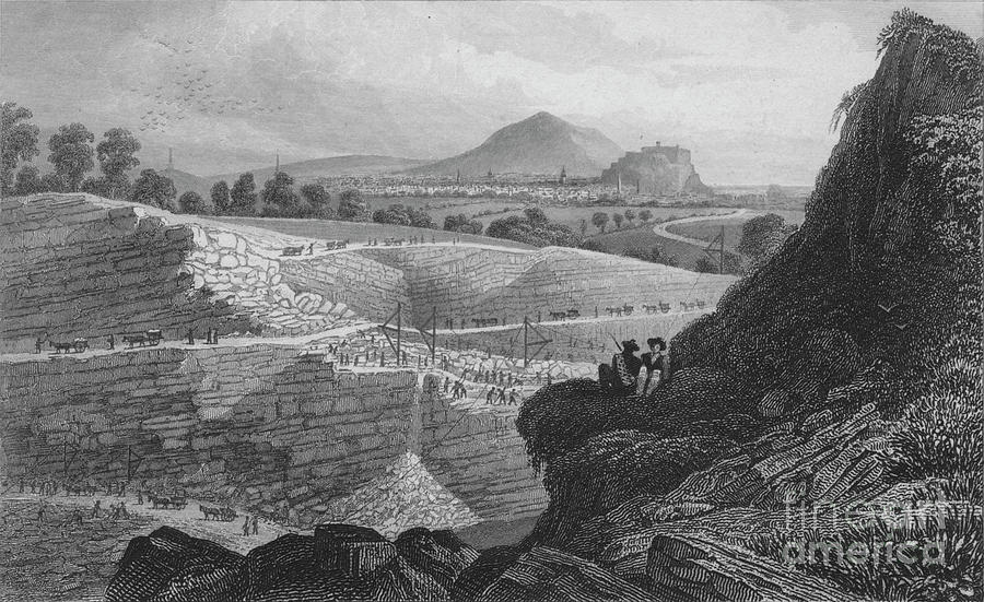 The Stone Quarries Drawing by Print Collector