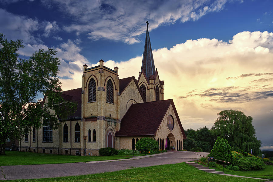 The Storm Has Passed - East Koshkonong Lutheran Church - Wisconsin Photograph by Peter Herman