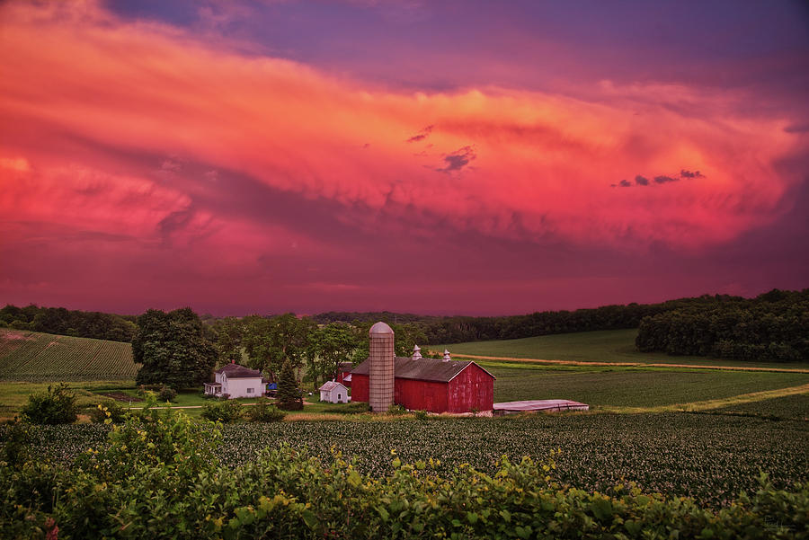 The Storm has Passed - Koshkonong Road Farm near Cambridge WI Photograph by Peter Herman The Storm has Passed - Koshkonong Road Farm near Cambridge WI Photograph by Peter Herman