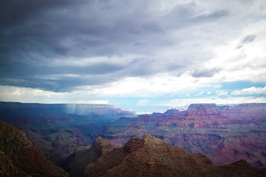 The Stormy Grand Canyon Photograph by Aileen Savage