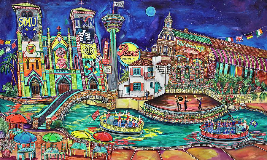San Antonio Painting - The Story of Us by Patti Schermerhorn