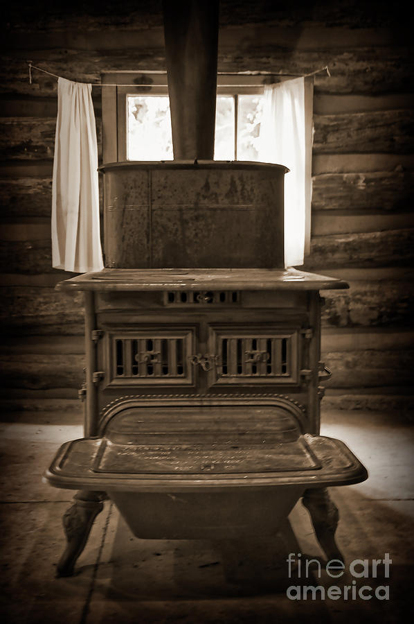 The Stove In The Cabin Photograph by Kirt Tisdale