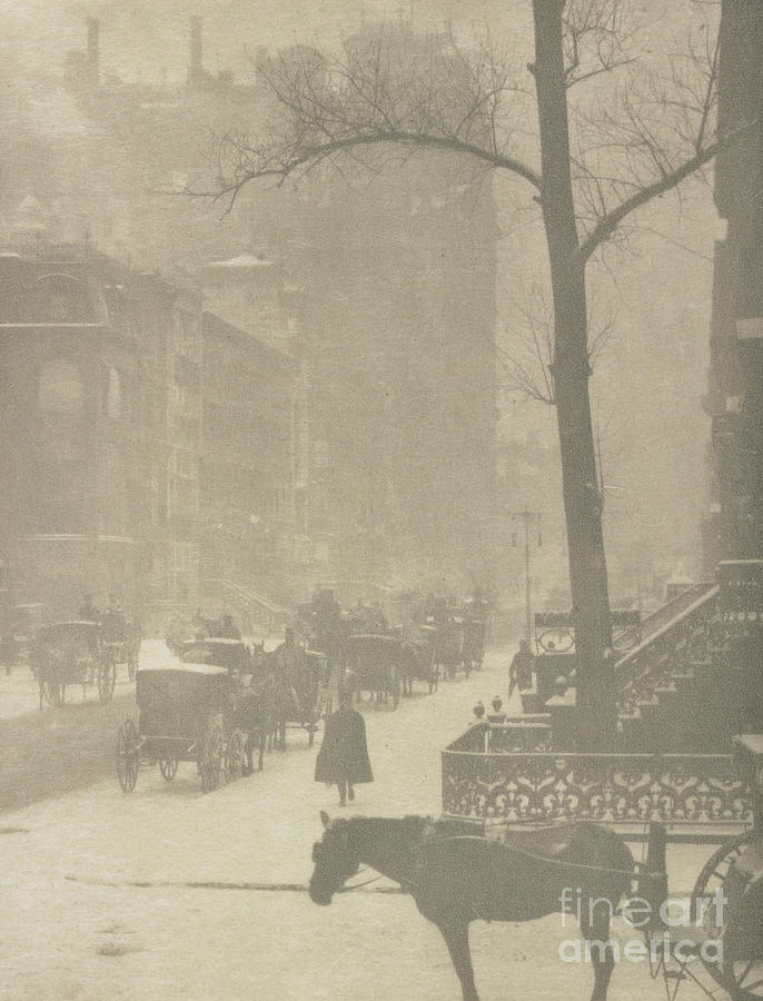 The Street, Design for a Poster Photograph by Alfred Stieglitz