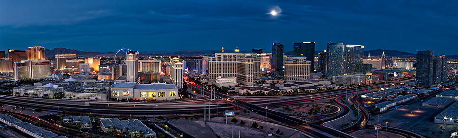 The Strip - Night Photograph by Ryan Smith