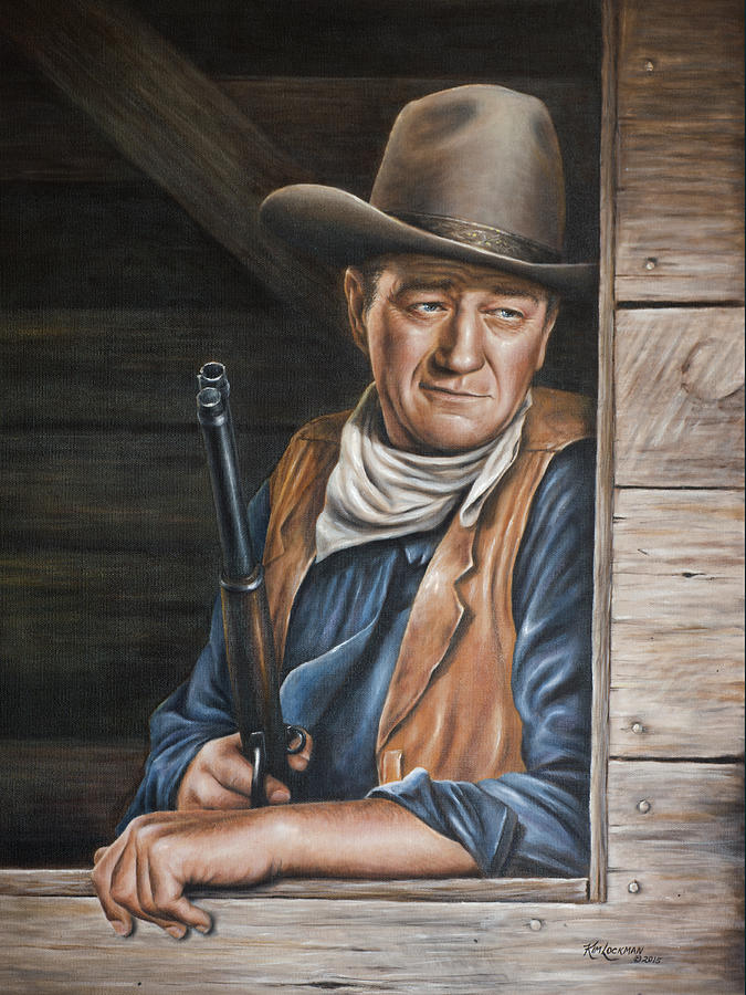 Old West Painting - The Stuff Men Are Made Of by Kim Lockman
