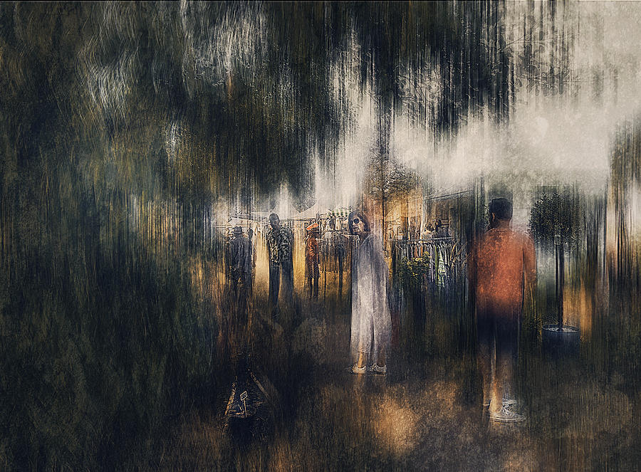 Street Photograph - The Summer Fair by Jan Van Der Linden