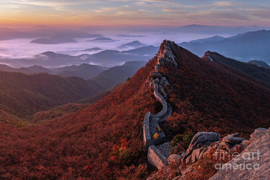 The Summit Of Autumns Mountains Photograph by Heonyong Lim / 500px