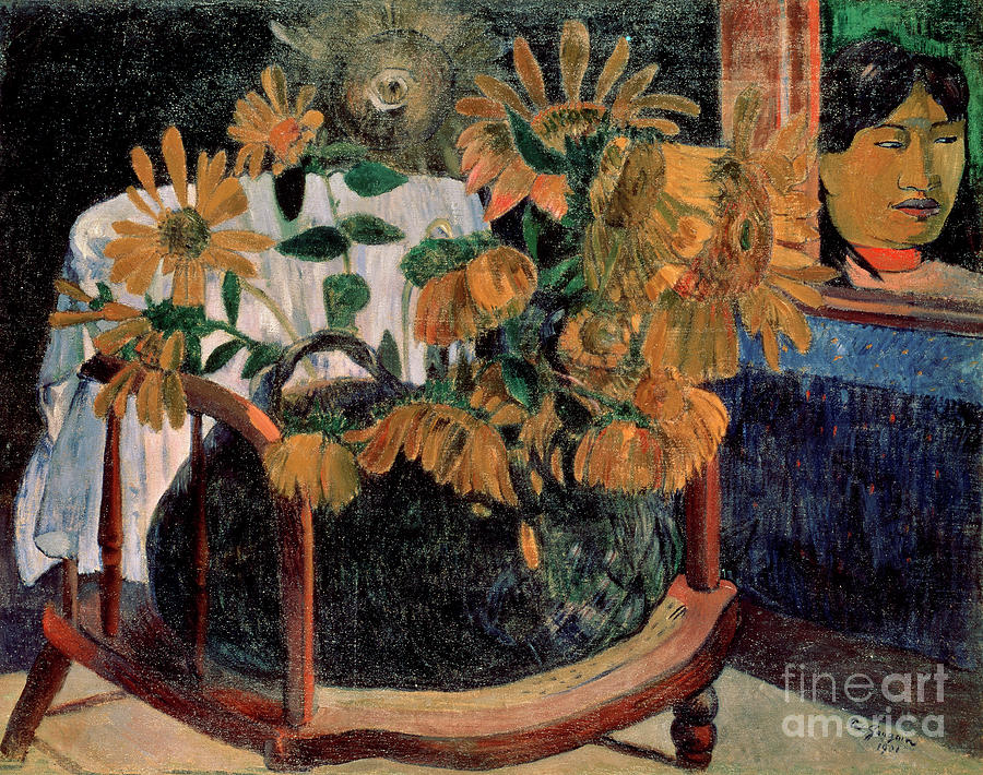 The Sunflowers, 1901. Artist Paul Drawing by Heritage Images