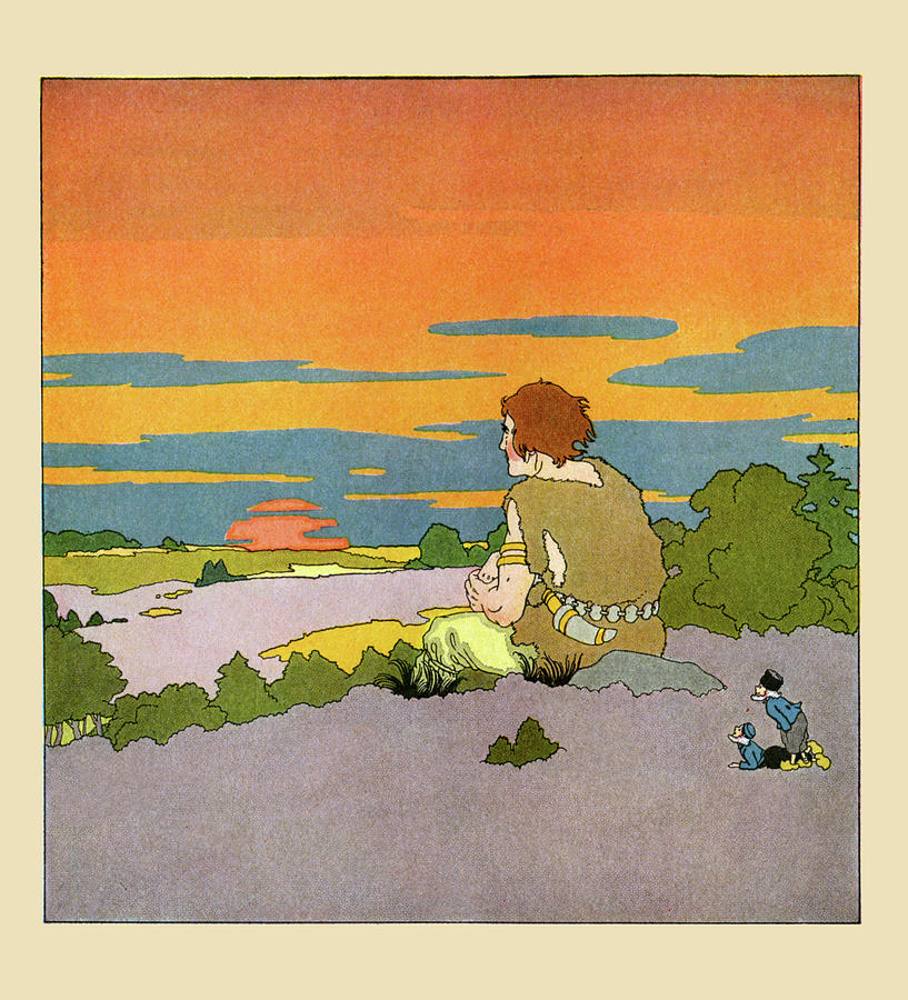 The Sunset Painting by Maud & Miska Petersham