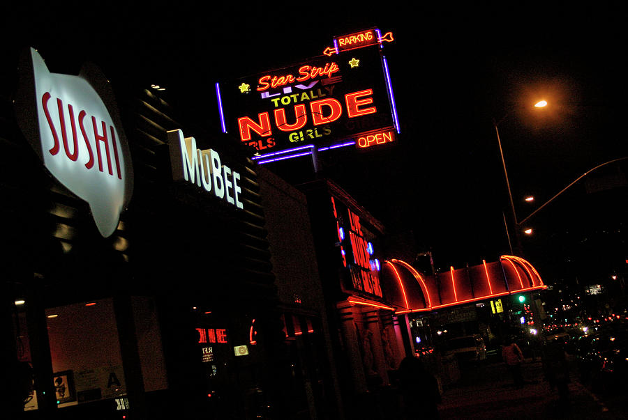 The Sunset Strip At Night Photograph By Cora Wandel Pixels 