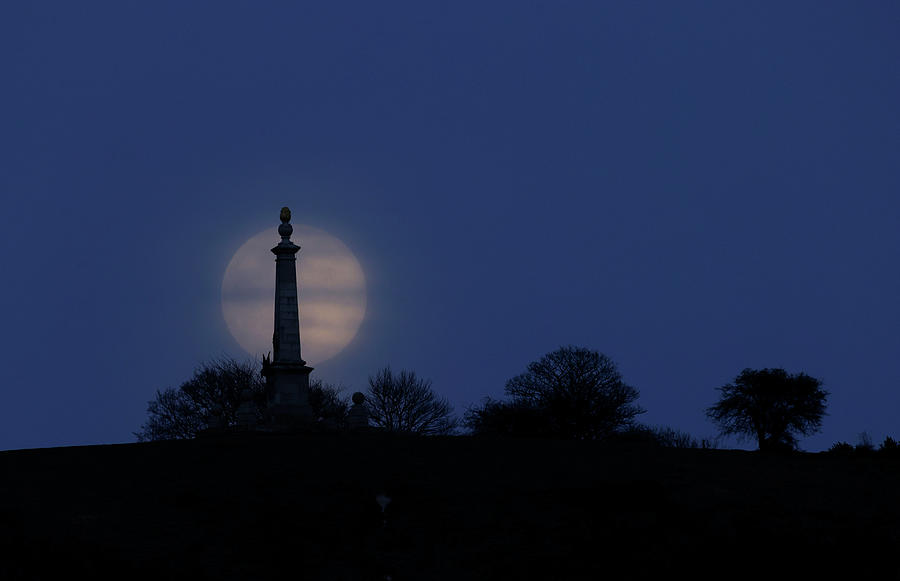 The Supermoon Visible over Britain Photograph by Eddie Keogh - Fine Art ...