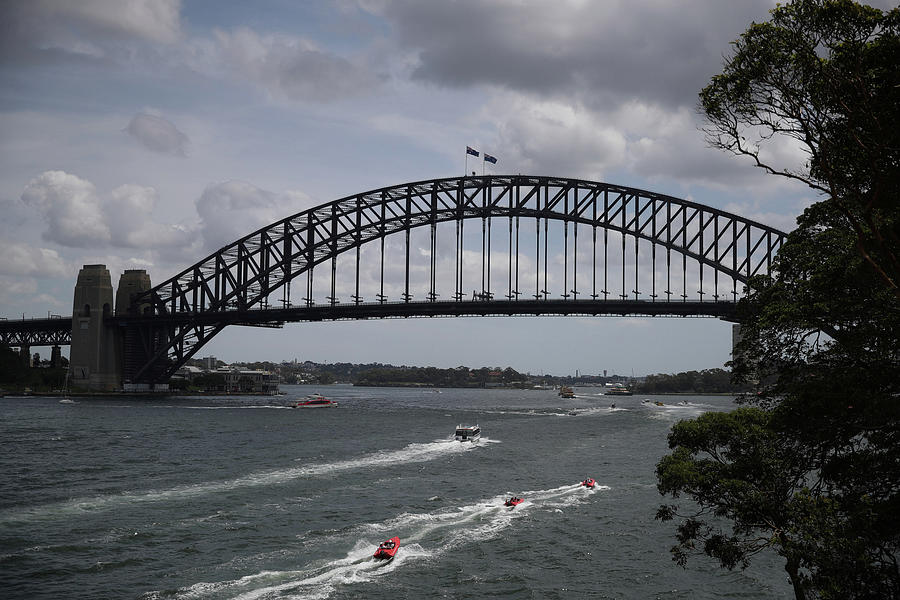 Architecture Photograph - The Sydney Harbour Bridge is Seen by Loren Elliott