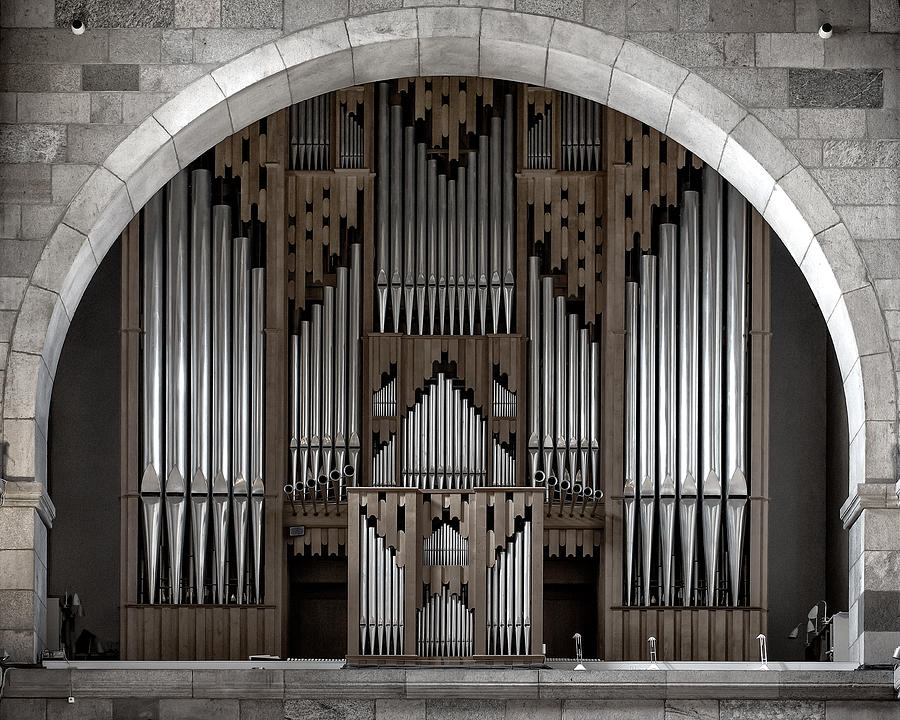 Church Photograph - The Symmetry Of Music by Leif Lndal