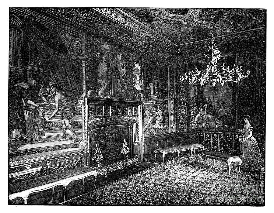 The Tapestry Room, St Jamess Palace Drawing by Print Collector - Fine ...