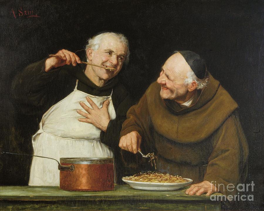The Tasting Painting by Alessandro Sani