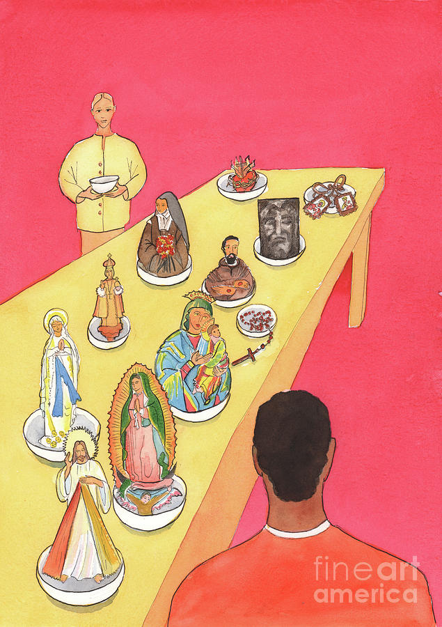 The Teachings Of The Church Should Be Followed By All Catholics, 2003 Painting by Elizabeth Wang