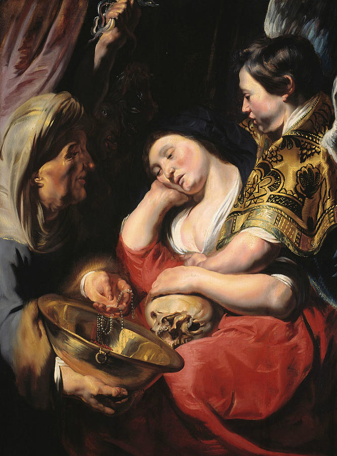 The Temptation of the Magdalene Painting by Jacob Jordaens
