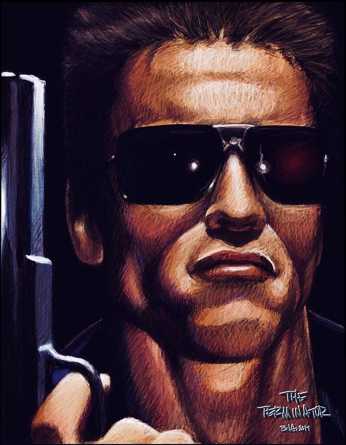 The Terminator Digital Art by Bradley James Geiger - Pixels