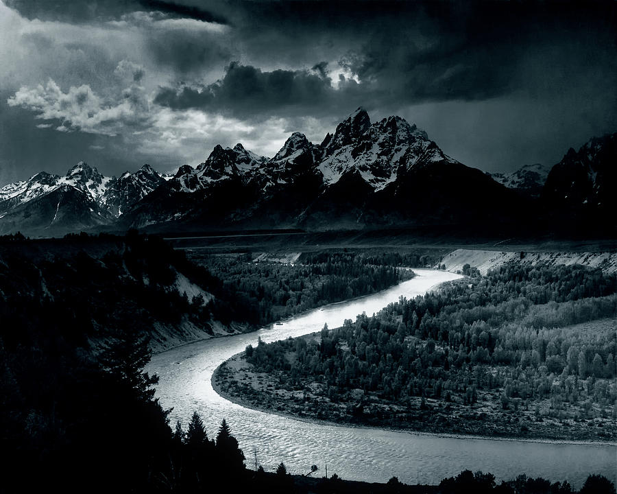 Grand Teton National Park Photograph - The Tetons And The Snake River 1942 by Mountain Dreams