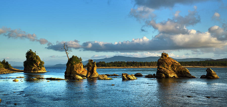The Three Graces, Tillamook Bay Oregon, Oregon Coast Photograph by TL Mair