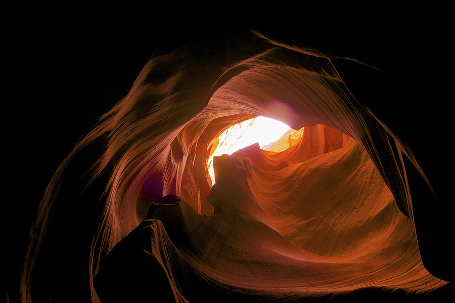 Antelope Canyon, The Throat Photograph by Mark Duehmig