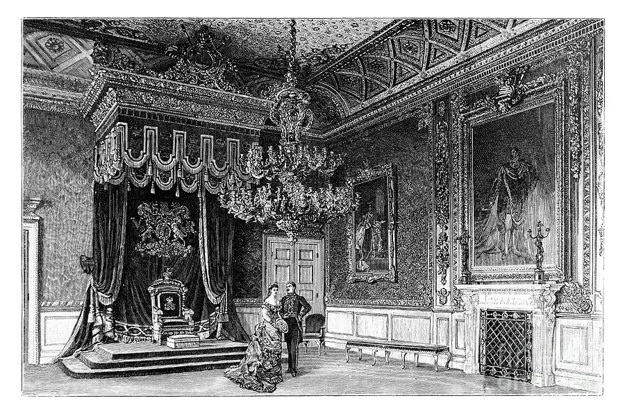 The Throne Room, St Jamess Palace Drawing by Print Collector