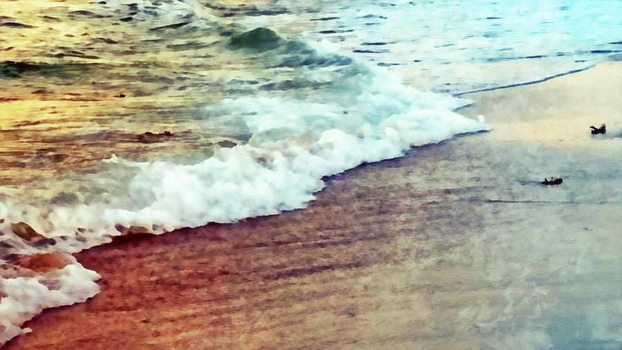 The Tide is High - Painterly Effect Photograph by Rebecca Carr