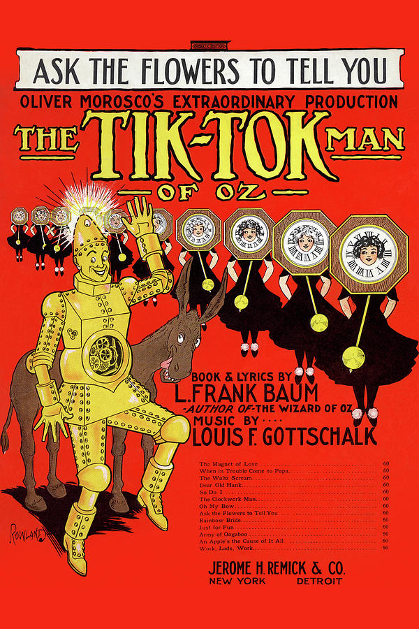 The Tik-Tok Man of Oz Painting by Rowlands